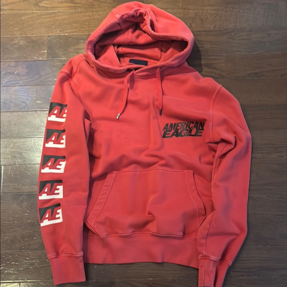 American Eagle Outfitters Red Men's Hoodie